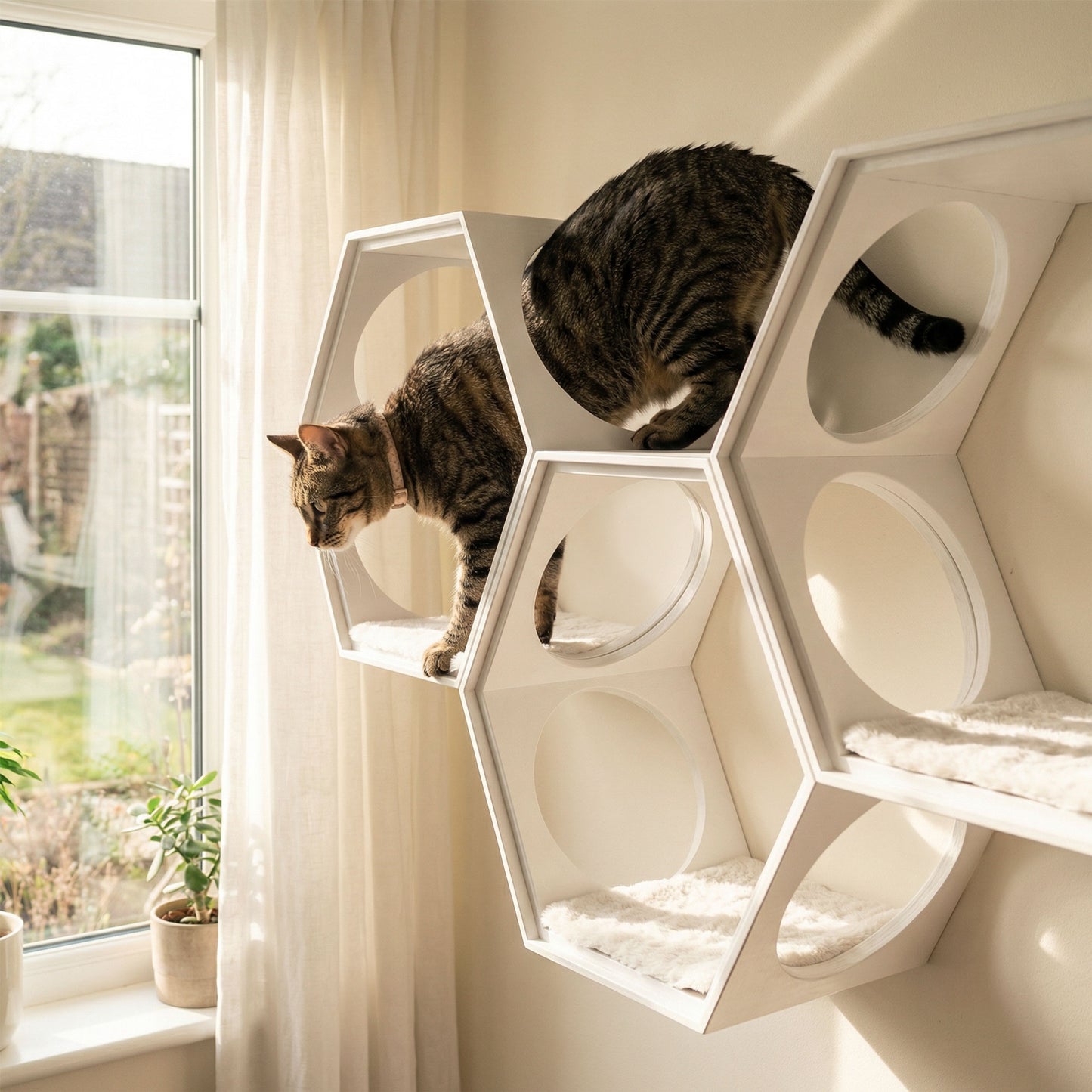 suki cat stool and shelf - 4C&D Home Furnishings