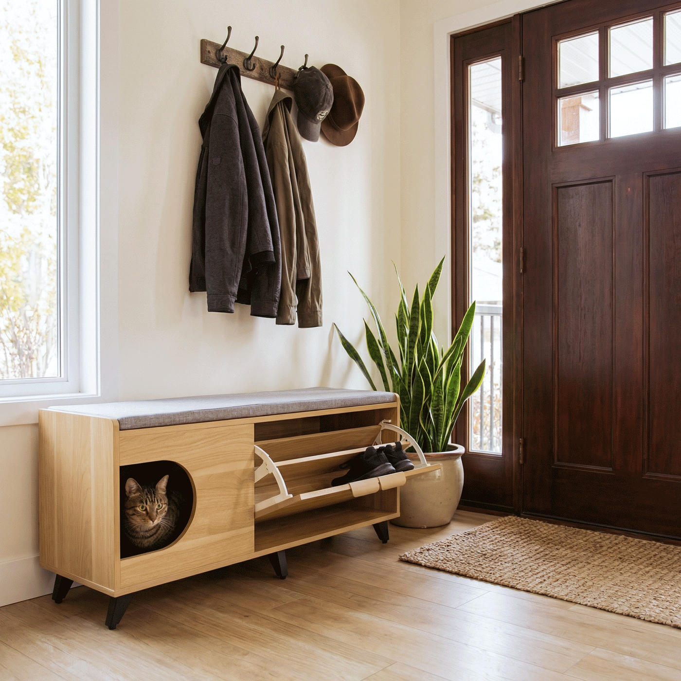 tucker shoe cabinet - 4C&D Home Furnishings