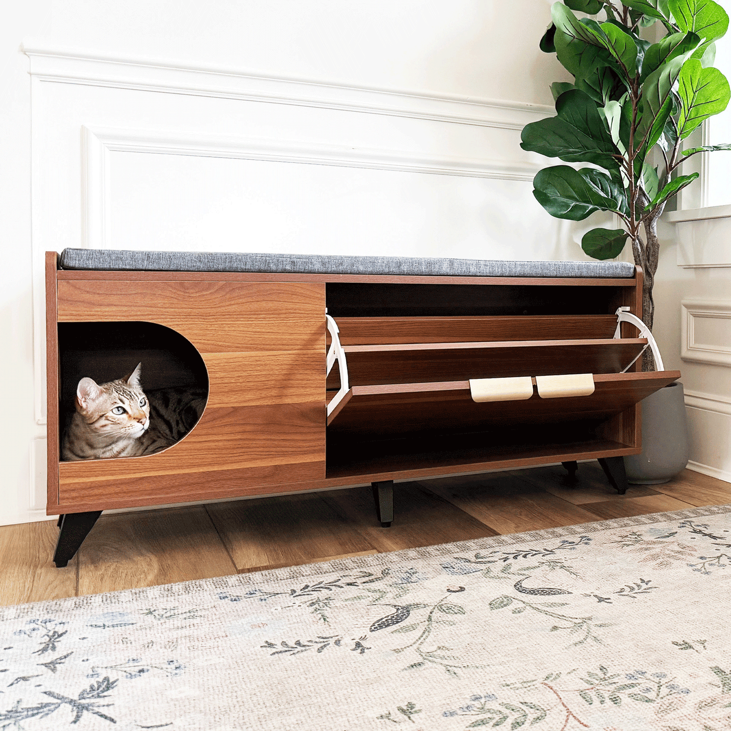 tucker shoe cabinet - 4C&D Home Furnishings