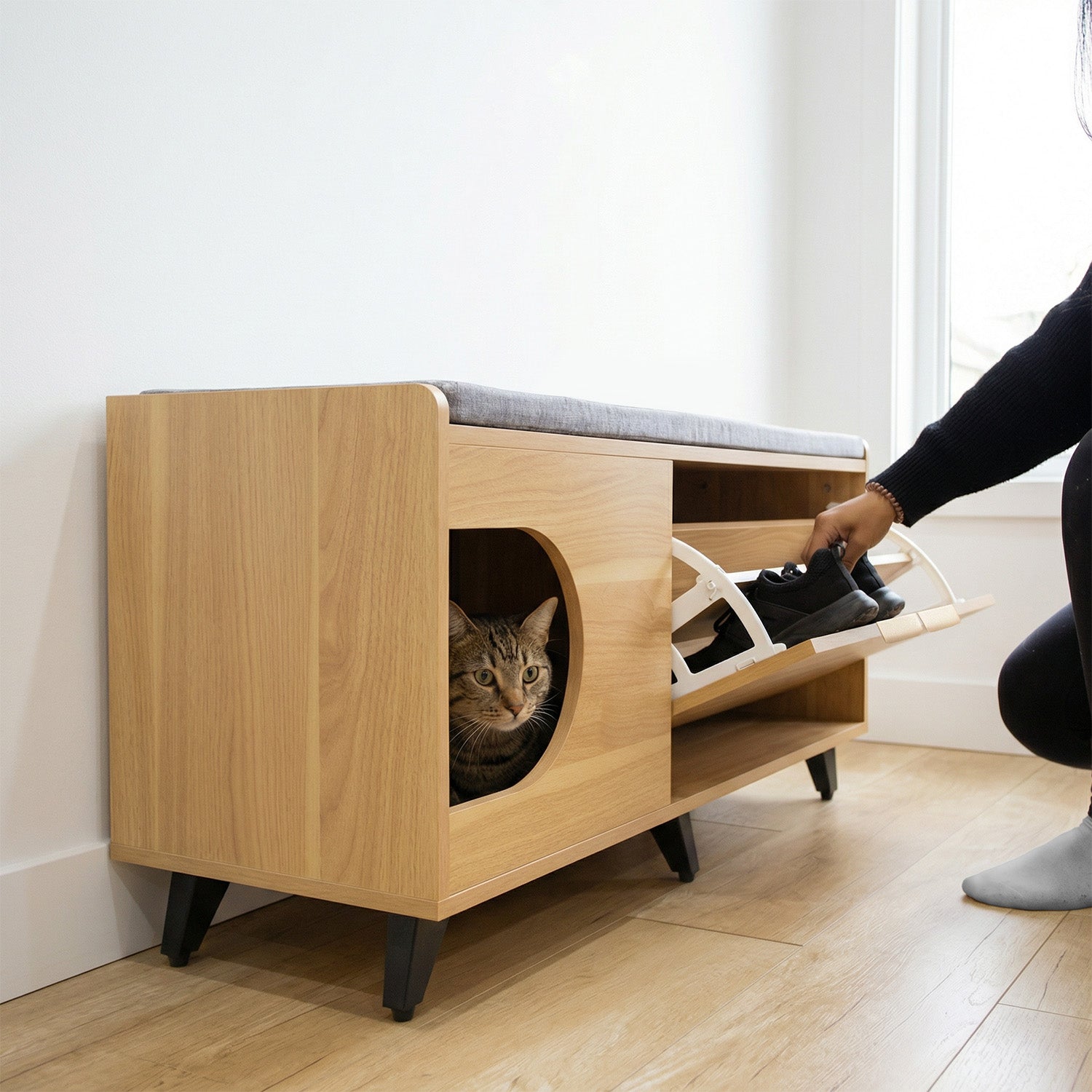 tucker shoe cabinet - 4C&D Home Furnishings