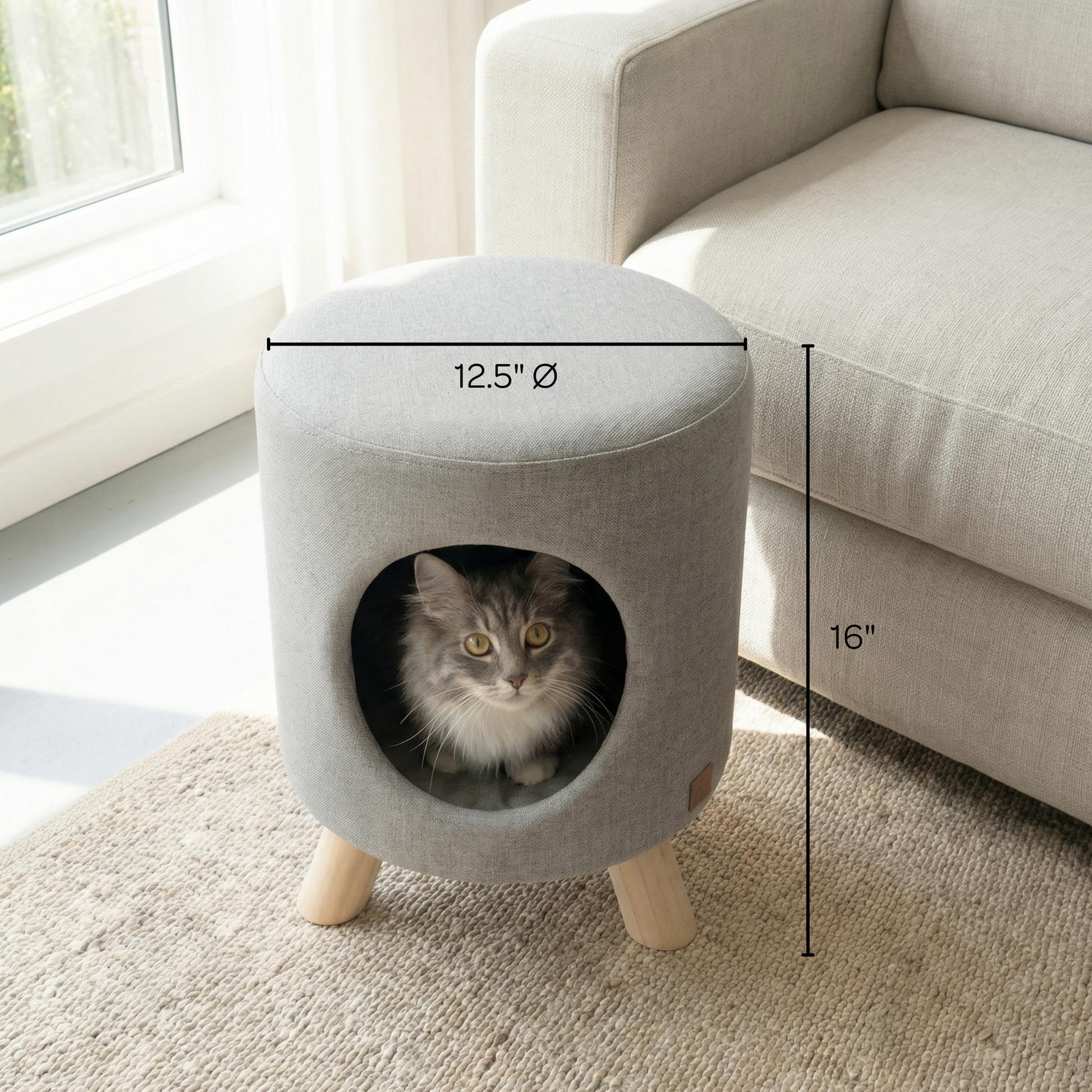 wallie pet stool - 4C&D Home Furnishings