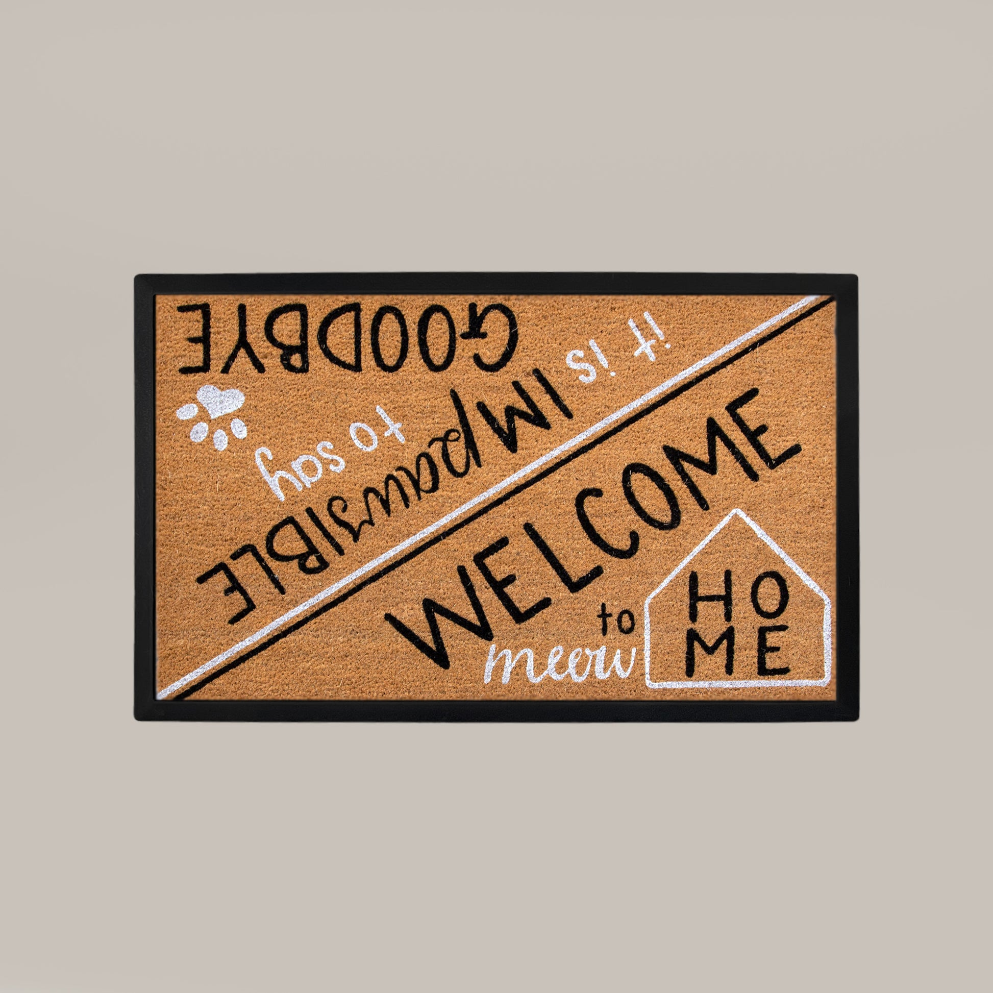 hello/goodbye rectangular doormat set - 4C&D Home Furnishings