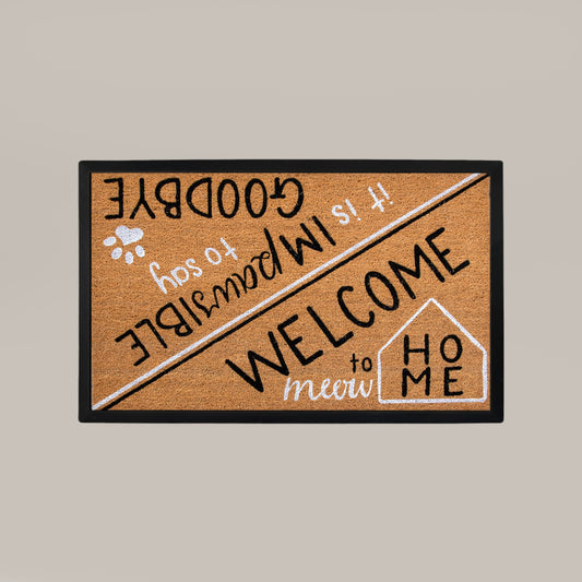 hello/goodbye rectangular doormat set - 4C&D Home Furnishings