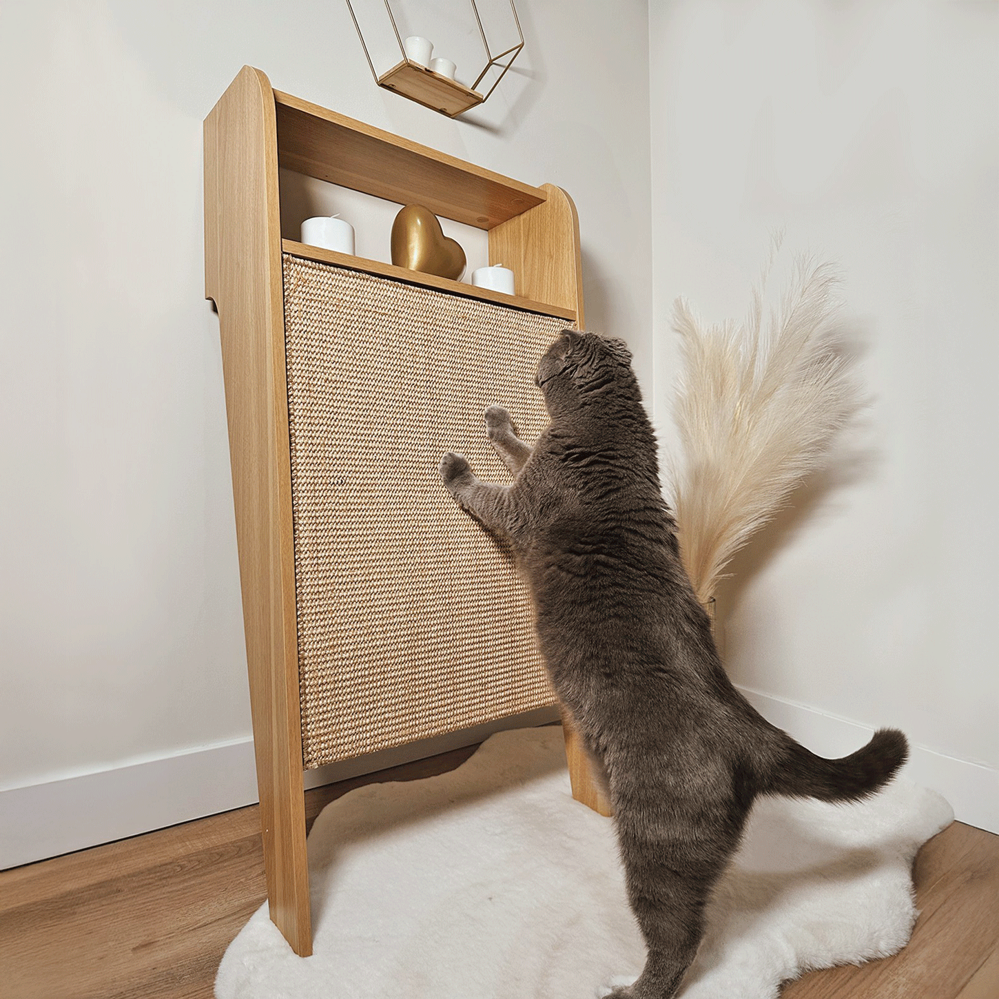 wesley wall cat scratcher - 4C&D Home Furnishings