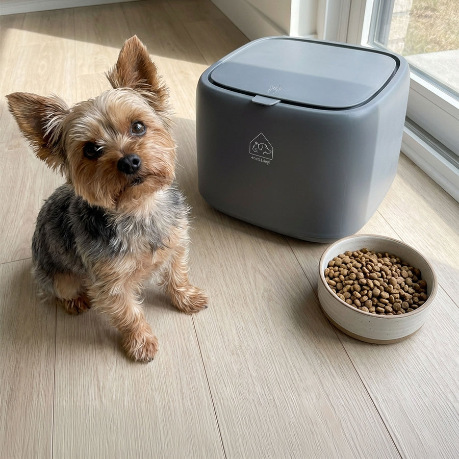 Food-grade BPA-free kibble container for safe pet food storage